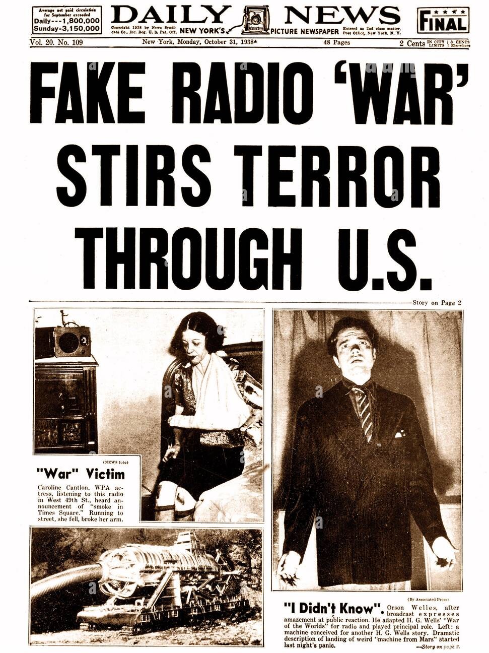 Fake Radio Wars Newsletter