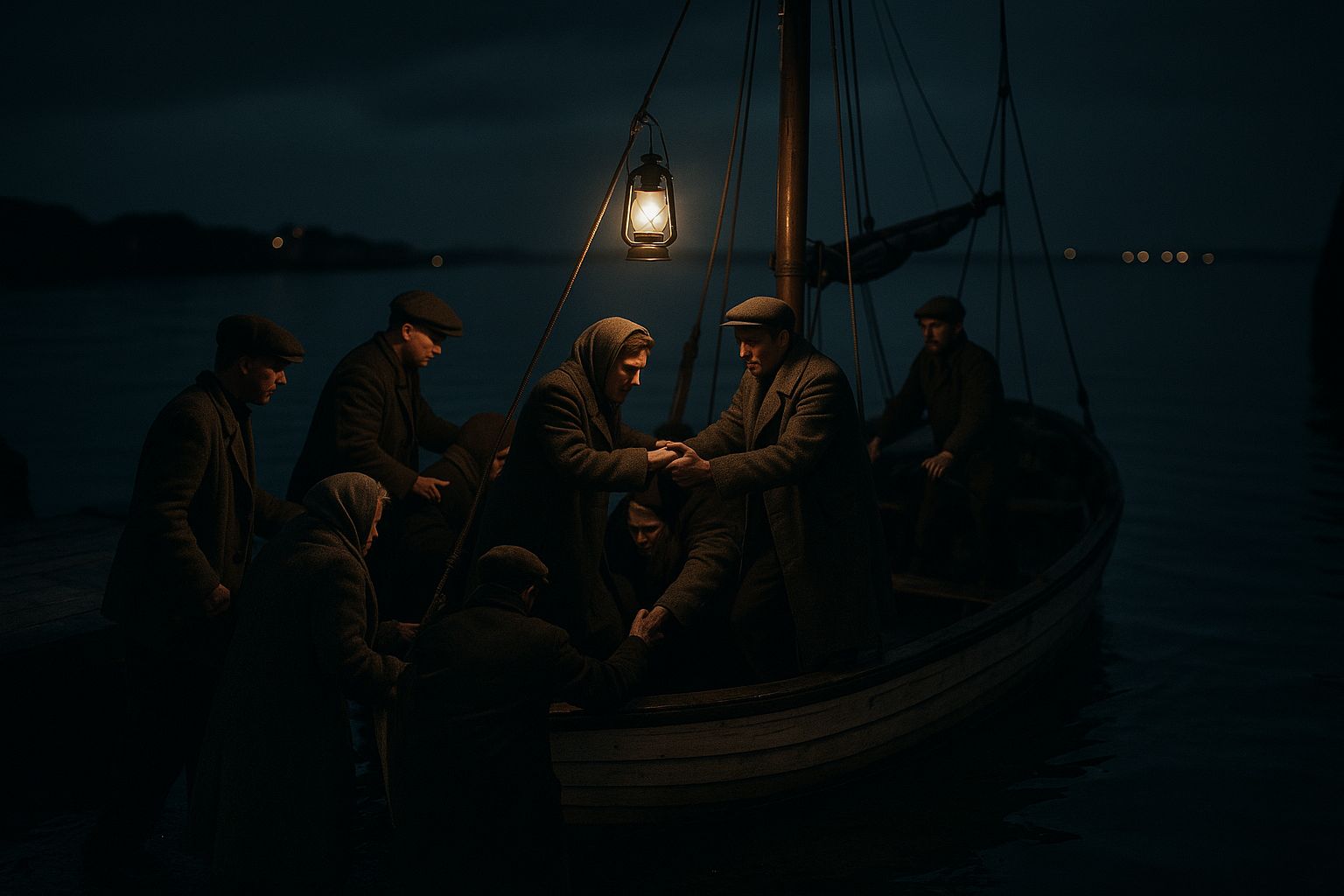 Danish Fishing Boats Rescuing Jews to Sweden