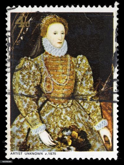 Elizabeth-I-postal-stamp - Historic Sidenotes
